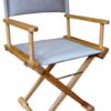 Teak Folding Captains Chair w Cushions