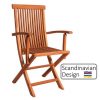 teak Chair w Armrests