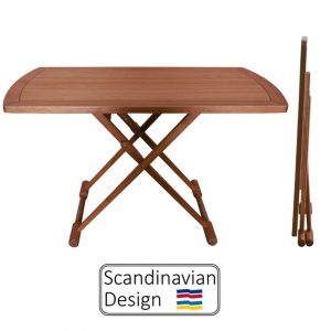 Teak Folding Table, Rectangular