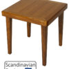 High Gloss Teak End Table