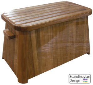 Teak Step Box