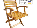 High Gloss Teak Chair