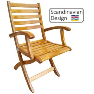 High Gloss Teak Chair